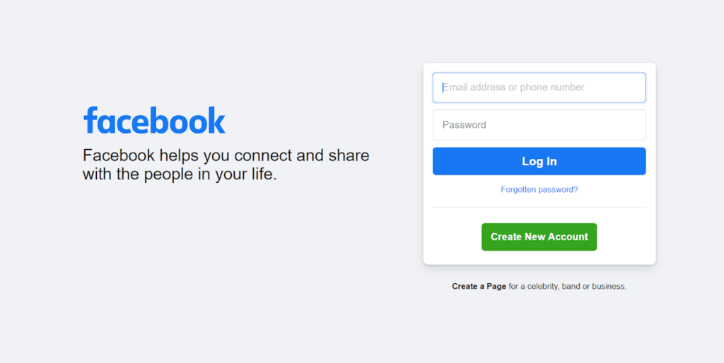 Create a Personal Facebook Account