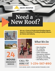 Jack's Roofer company ad.