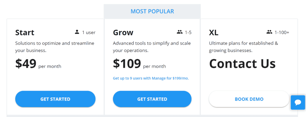 Housecall Pro pricing.