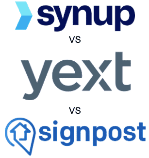 synup vs yext vs signpost